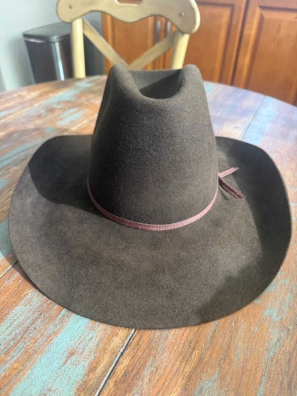 VTG Biltmore Western 4X Buffalo Brown Cowboy Hat 6 7/8